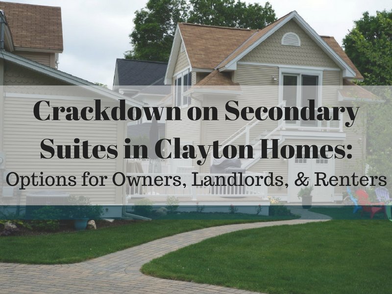 Clayton secondary suites crackdown